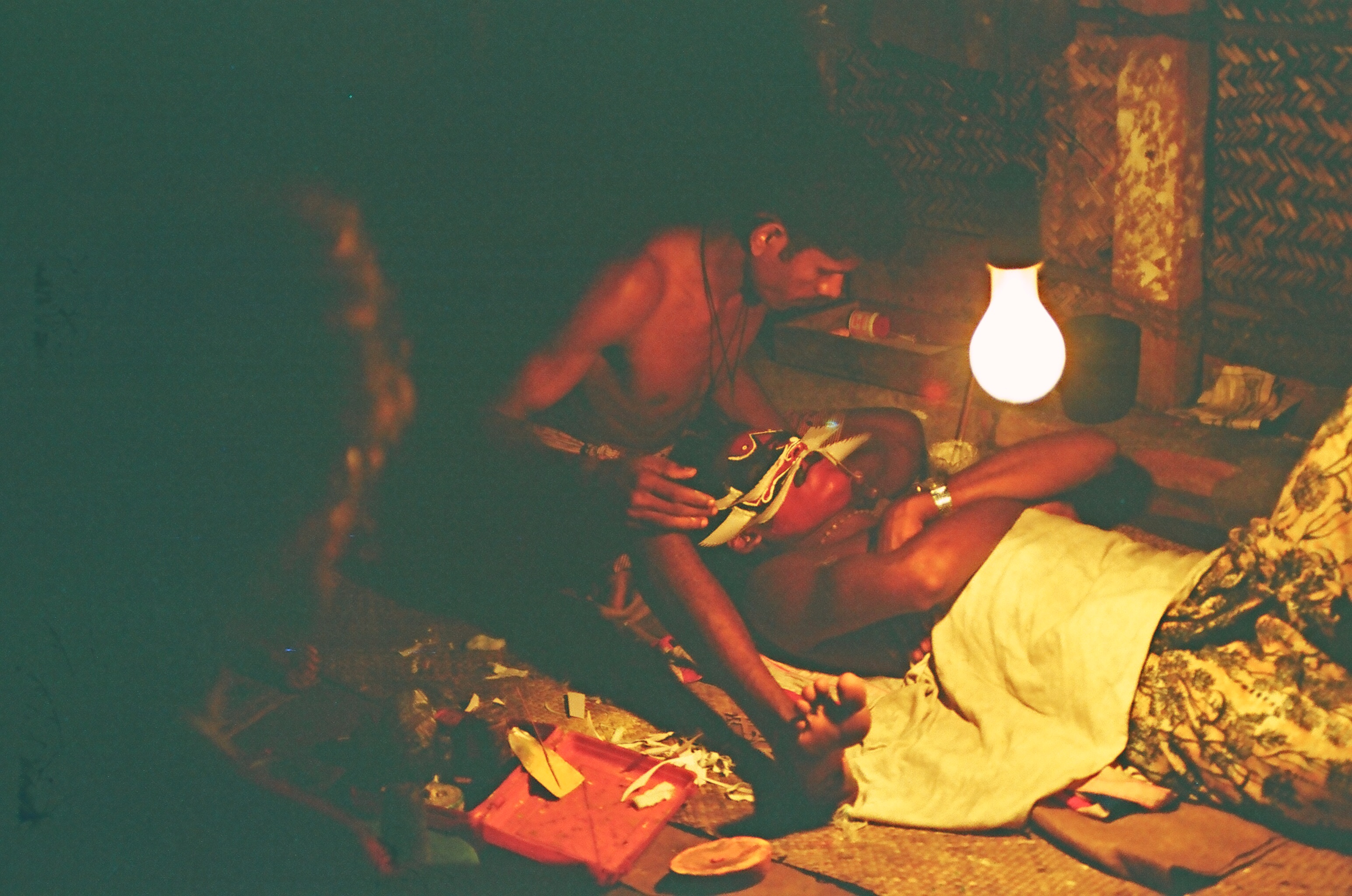Kathakali Dance Preparation, Cochin, India (1984)