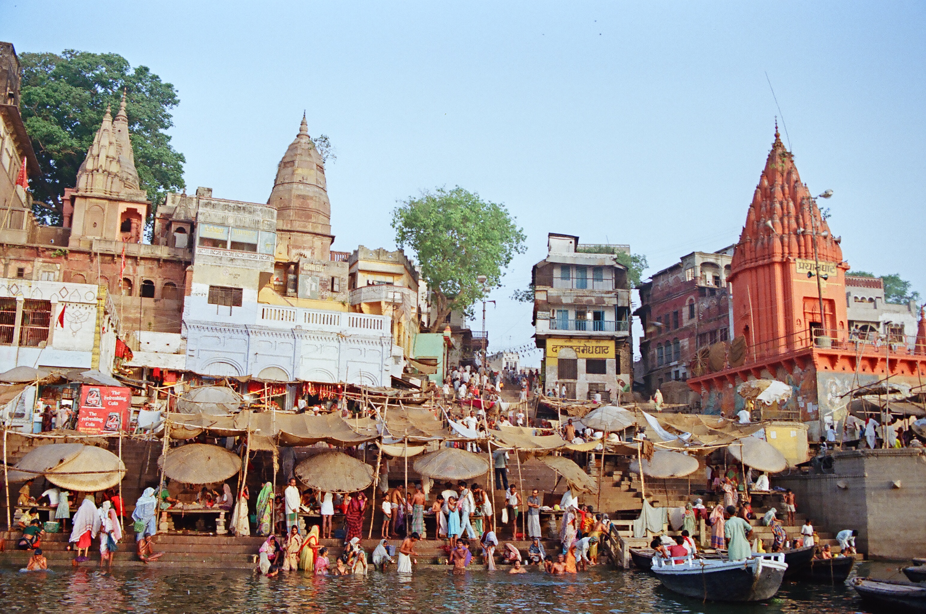 Bathing Ghat on the River Ganges, Varanasi, India (1984)