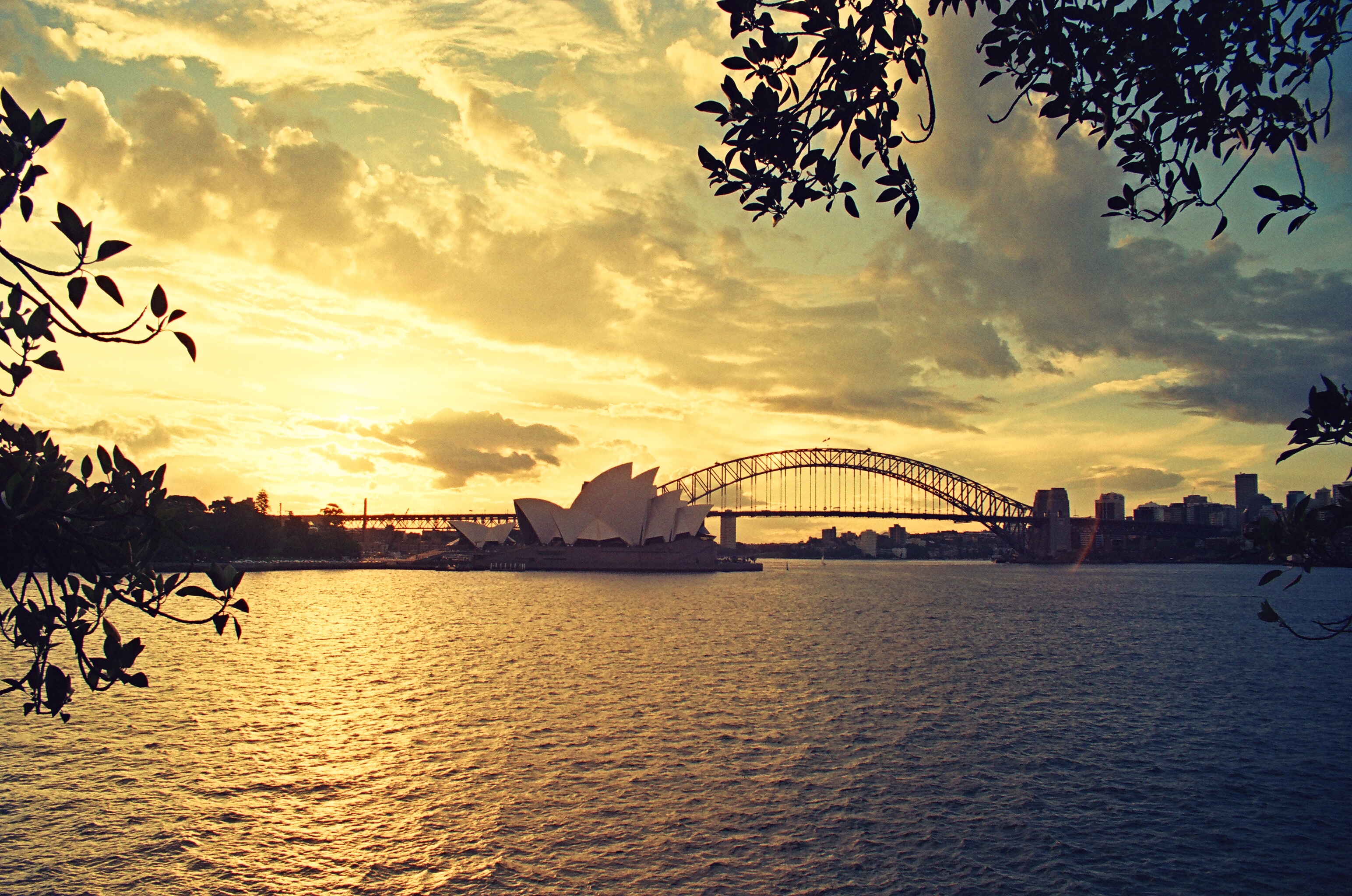 Sydney Opera House & Harbour Bridge, New South Wales, Australia (1990)